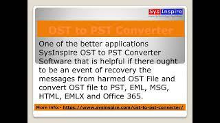 OST to PST Converter