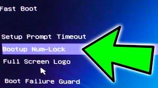 Bootup Num-Lock.Как включить NUM LOCK в BIOS на компьютере