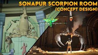 Dive Deep into VFX: Sonapur Scorpion Room | Concept Design | Green Gold VFX Studios