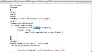 HASCLASS METHOD IN JQUERY   DEMO