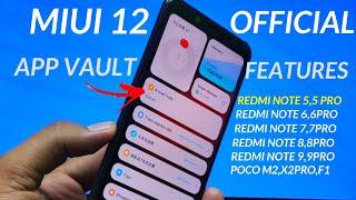 Redmi Note 5 pro Miui 12.0.1 Stable Update release date & New App vault Features| Official India