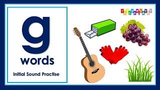 Gg Vocabulary for Kids/ Initial Sound