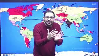 India से बड़े और छोटे देश BY Ashish Sir #indiangeography #geography #worldmap