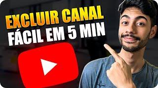 Como EXCLUIR CANAL do Youtube PELO CELULAR OU COMPUTADOR