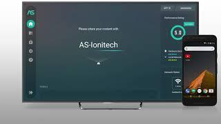 Cast content in the app on Android to AirScreen using Cast