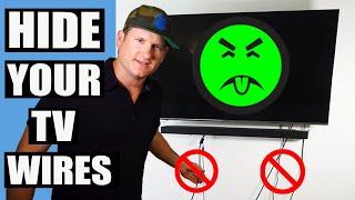 How To Hide TV Wires In Wall By A Pro Installer