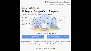 30 Days Of Google Cloud- Get Your 600 Credits 