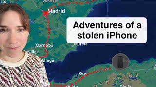 My stolen iPhone is on a Big Adventure