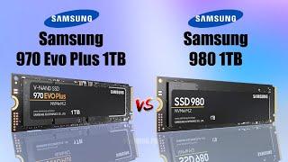 Samsung 970 Evo Plus 1TB vs Samsung 980 1TB Comparison.