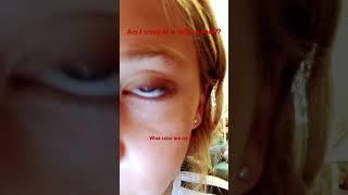 What color are my eyes??? #relatable #school #funny #trending #viral #beat #beauty #sleepover #grwm