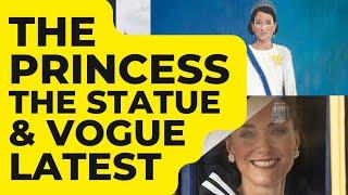 THE STATUE , PRINCESS OF WALES & VOGUE ..LATEST NEWS #royal #history #britishroyalfamily