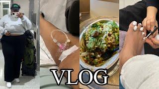 TRAVEL PREP VLOG // HAIR DID, NAILS DID, ERRTHANG DID!! + MY FIRST LIQUID IV SESSION + PACK WITH ME