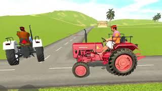 JCB 3dx Xpert Loading Mud Trolley | New Swaraj 744FE | John deere Tractor | 4wd Mahindra Arjun NOVO