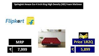 Springtek Amaze Eco 4 inch King High Density HD Foam Mattress