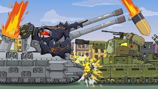 Hybrid Monster vs Fedor - Cartoons about tanks