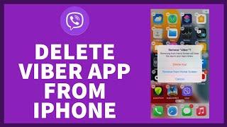 How to Delete Viber On iPhone? Remove Viber from iPhone.