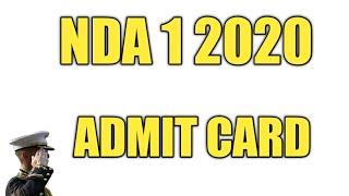 NDA EXAM 2020 DATE & ADMIT CARD |