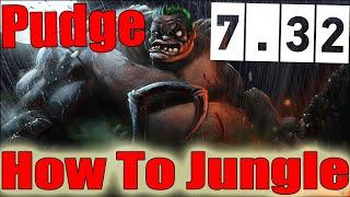 DoTa 2 How To Jungle Pudge Patch 7.32