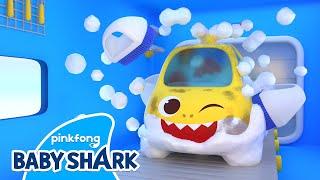 [NEW] Baby Shark's Car Wash | Toy Car Wash Song | Baby Shark Official