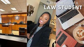 day in the life of a law student: oral argument, behind on readings, classes back to back..to back!