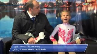 Anna Elza PUJATE TARTU CUP 2014. Тренер Александр Рябинин