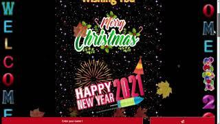 Merry Christmas Wishing Script Website link Free Download 2021 New Year Pro Script 