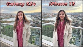 Samsung Galaxy S24 vs iPhone 15 Camera Test