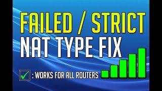  HOW TO FIX PS4 NAT TYPE ERROR/STRICT/FAILED (Tested on different routers)