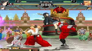 NICK54222 MUGEN: Mio Akiyama and Asuna VS Geese Howard and M. Bison