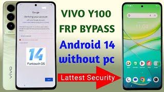 vivo y100 frp bypass android 14 | vivo android 14 frp bypass without pc