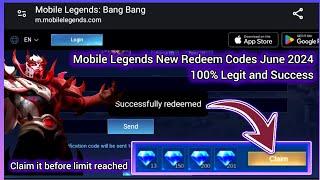 No limit Mobile Legends Redeem Codes June 19, 2024 - 100% Legit and Success MLBB redeem code part 2