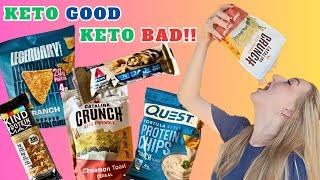 Brits Try the BEST and WORST KETO Snacks in America!