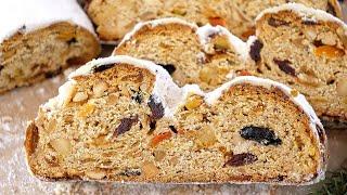 Рождественский штоллен | Stollen  Christstollen - Традиционная немецкая выпечка  Дрезденский кекс