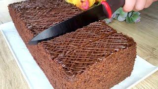 Two chocolate cakes! I love their taste! Easy and quick to prepare!