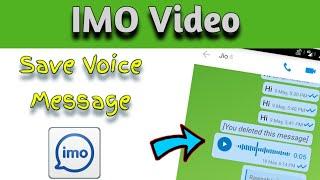IMO Tricks # How to Record IMO Voice Message # Trending Tech Zone