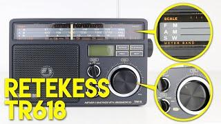 A Vintage Looking Retro Broadcast Receiver - Retekess TR618