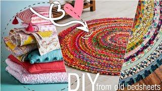 Repurpose Old Bedsheets | Reuse Bedsheets  - Home Decor Ideas