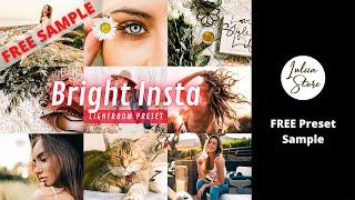 Lightroom Free Preset BRIGHT INSTA | FREE Lightroom Presets Mobile | Lightroom Presets Free Download