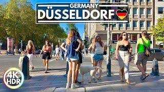 Düsseldorf, A Wonderful and Safe City in Germany, August 2024 - 4K HDR