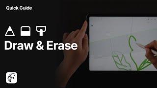 How to Draw & Erase in Feather (Eng/Kor/Jpn Sub)