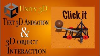 Simple Interaction With Object  - Unity 3D Tutorial