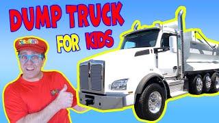 Learn About Dump Trucks With Matty Crayons | Trucks For Kids | Educational Videos For Kids