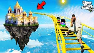 GTA 5 : Franklin Shinchan & Pinchan Found Secret Stairway To Heaven GTA 5 !