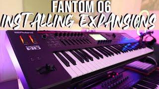 How to Install Expansions on the Roland Fantom 06