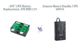 APC APCRBC124 vs Amazon Basics Standby UPS  Which is Better?