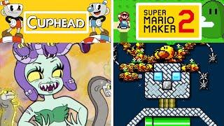 Cuphead FULL GAME Recreated in Super Mario Maker 2
