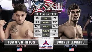 AVM 13: Juan Sarrios vs Conner Leonard