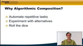 4.1 -  Algorithmic Composition | Music Technology
