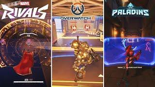 Marvel Rivals vs Overwatch 2 vs Paladins - Hero Shooters Comparison Side by Side