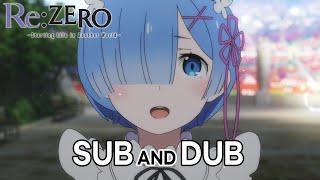 Re:ZERO Sub and Dub | Side-by-Side